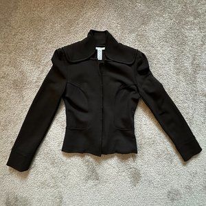 Diane von Furstenberg Chocolate Brown Blazer Size 6